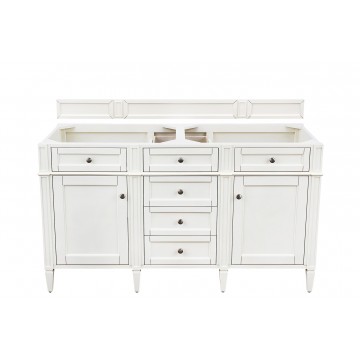 Brittany 60" Bright White Double (Vanity Only Pricing)